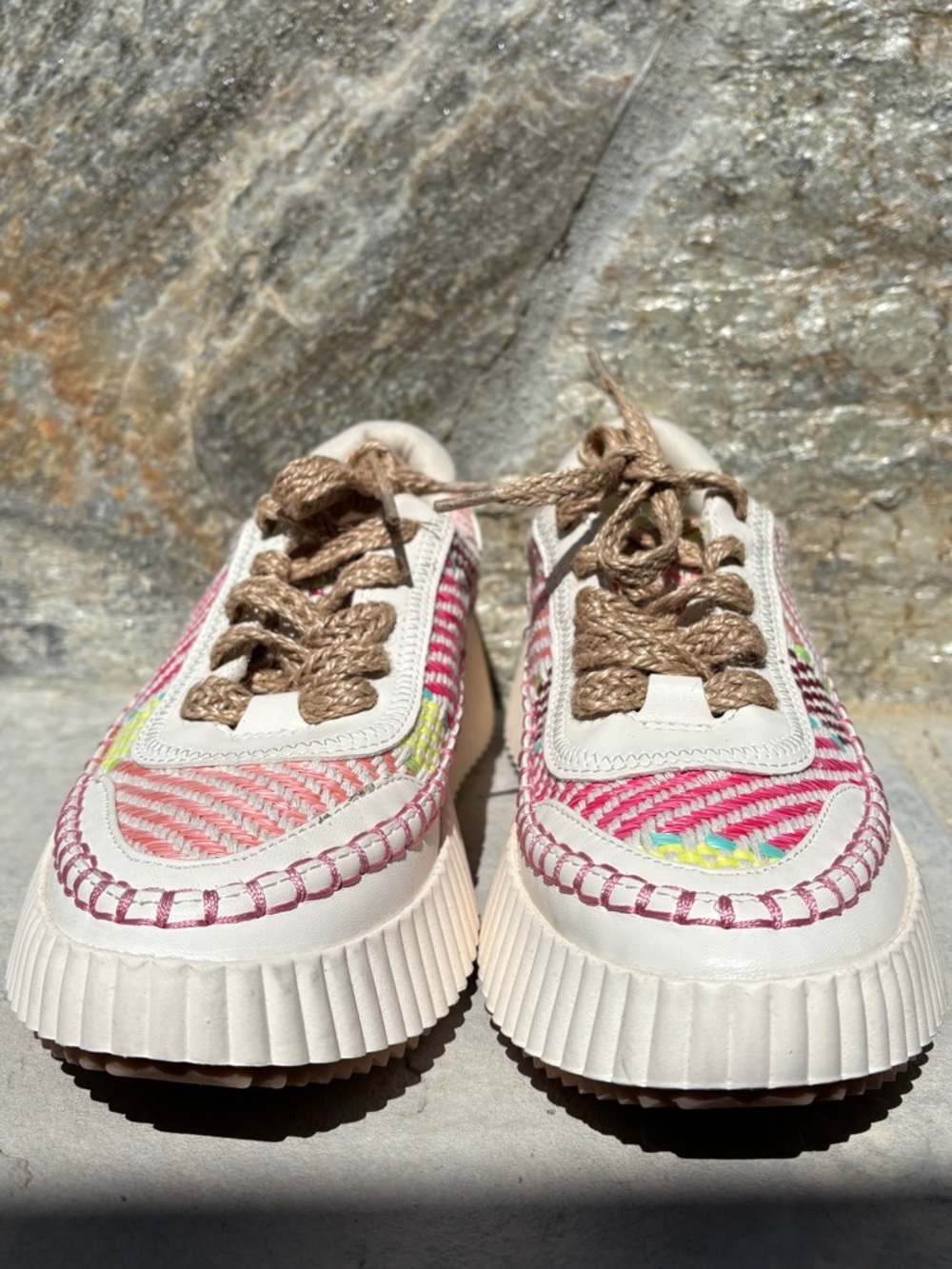 Dolce Vita Daran Ribbed Platform Sneakers - Picture 4 of 8